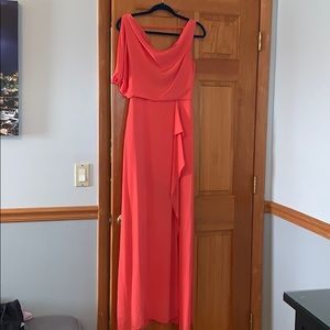 BCBG Max Azria Peach Long Dress